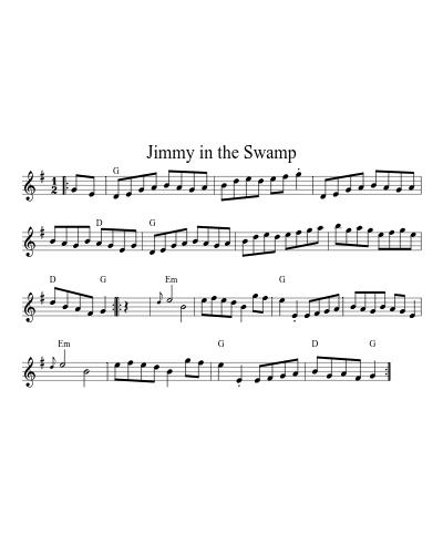 Jimmy in the Swamp (Version 7)