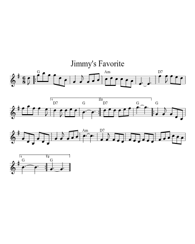 Jimmy's Favorite (Version 2)