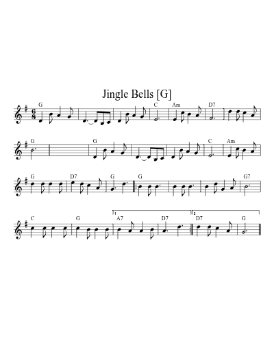 Jingle Bells [G]