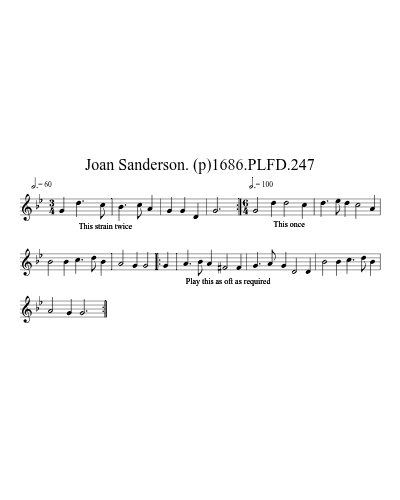Joan Sanderson. (p)1686.PLFD.247 sheet music preview