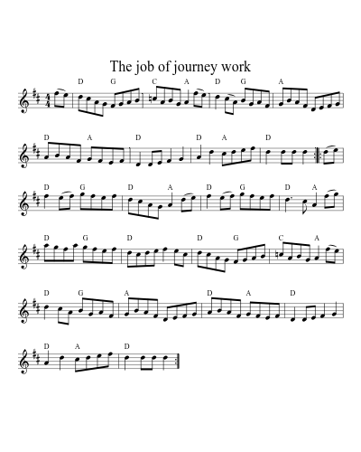 The job of journey work (Version 4)