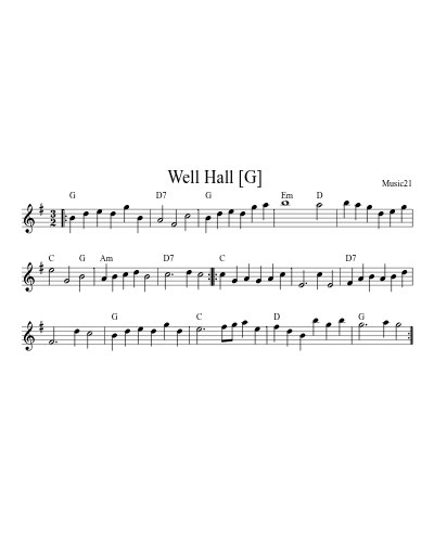 Well Hall  [G]