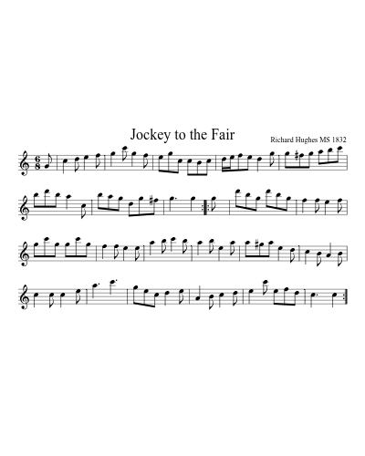 Jockey to the Fair (Version 3)