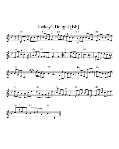 Jockey's Delight   (D)