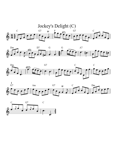 Jockey's Delight   (C)