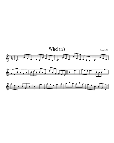 Whelan's (Version 2)