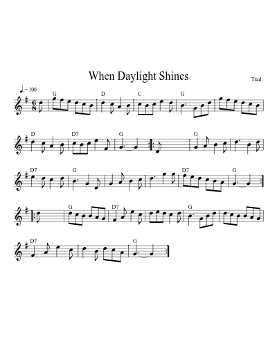 When Daylight Shines preview