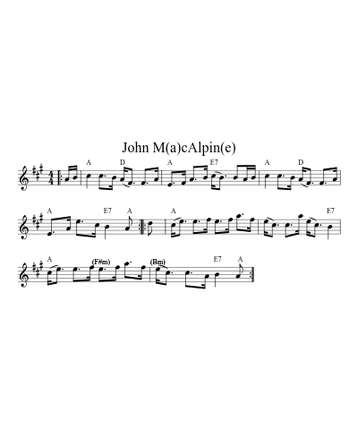 John M(a)cAlpin(e)