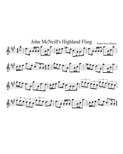 John McNeill's Highland Fling