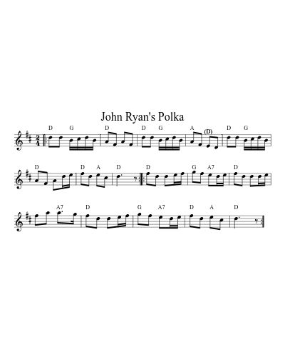 John Ryan's Polka (Version 4)