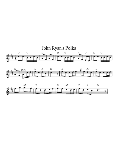 John Ryan's Polka (Version 5)
