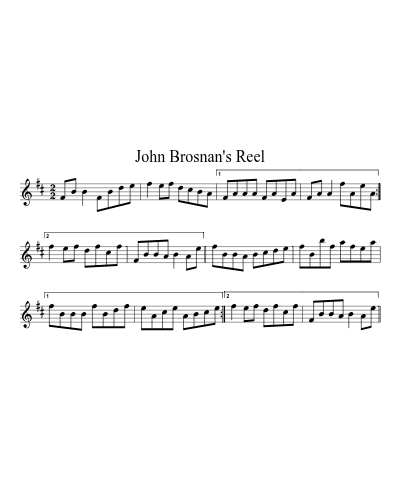 John Brosnan's Reel (Version 3)