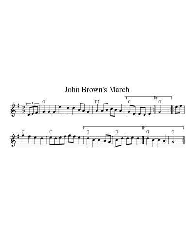 John Brown's March