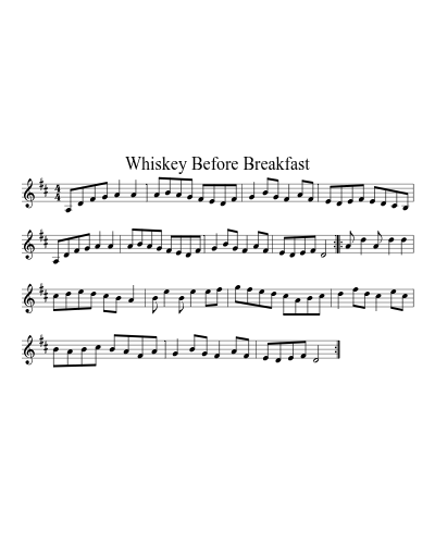 Whiskey Before Breakfast (Version 2)