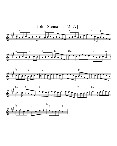 John Stenson's #2   [A] (Version 2)