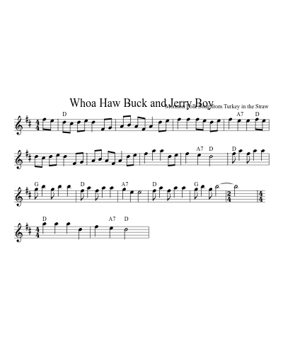 Whoa Haw Buck and Jerry Boy preview