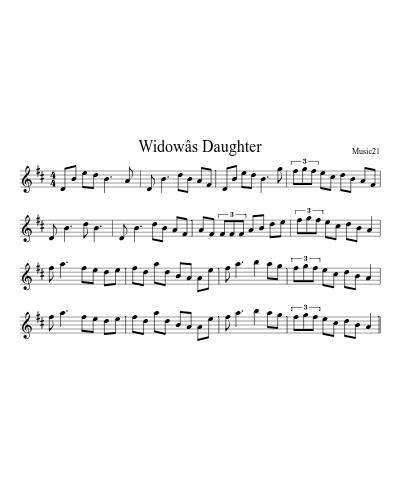 Widowâs Daughter