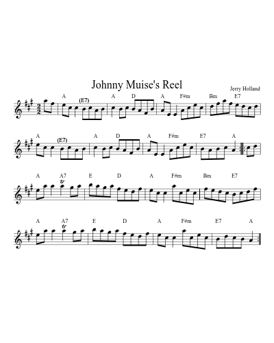 Johnny Muise's Reel