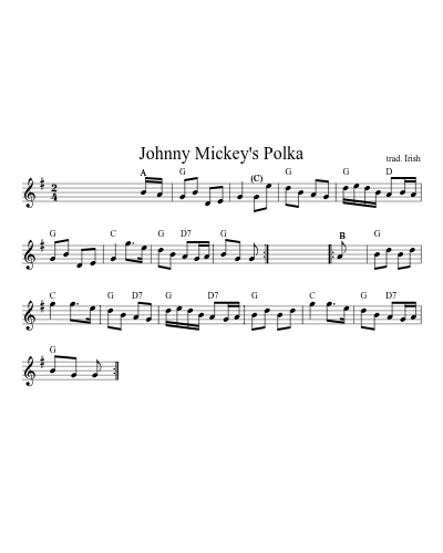 Johnny Mickey's Polka (Version 3)