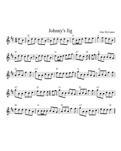 JOHNNY'S JIG (Version 3)