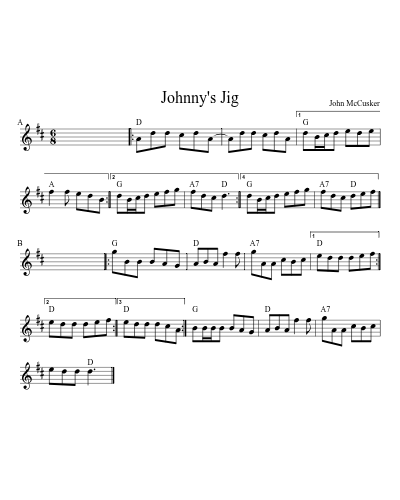 JOHNNY'S JIG (Version 4)