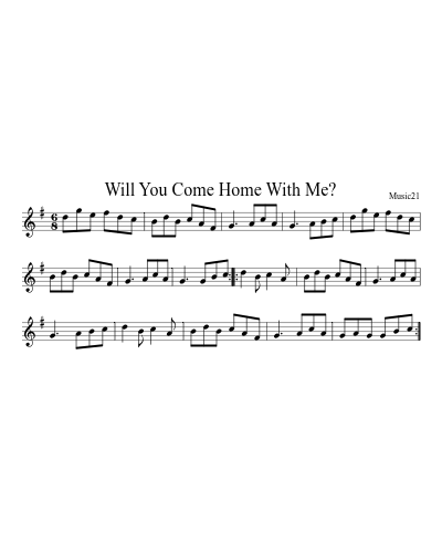 Will You Come Home With Me? preview