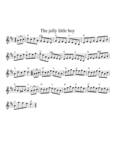 The jolly little boy (Version 4)