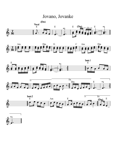 Jovano, Jovanke (Version 12)