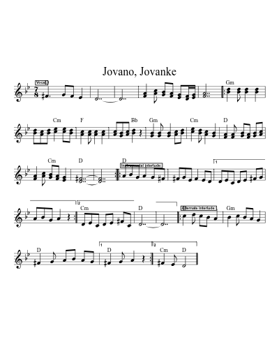 Jovano, Jovanke (Version 13)
