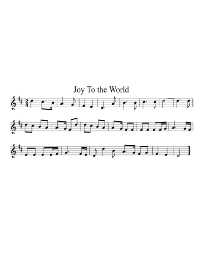 Joy to the world (Version 4) preview