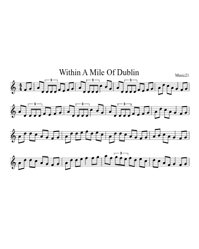 Within A Mile Of Dublin preview