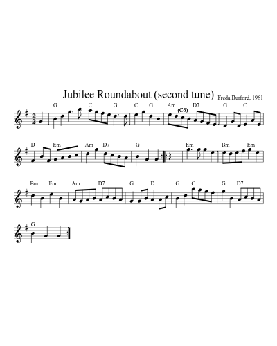 Jubilee Roundabout (second tune) preview