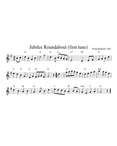 Jubilee Roundabout (first tune) (Version 2)