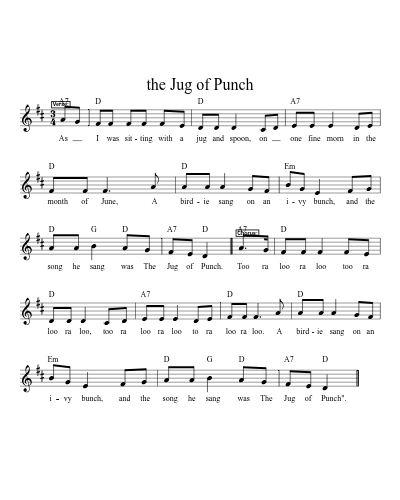 The jug of punch (Version 5)