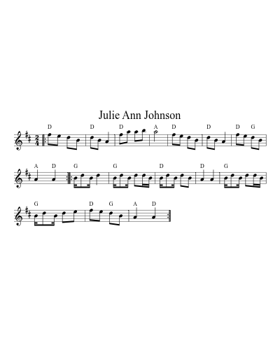 Julie Ann Johnson (Version 2)