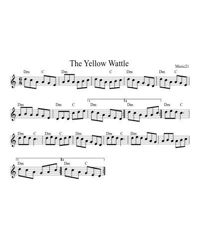 The Yellow Wattle (Version 2) preview