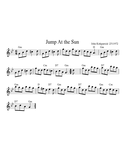 Jump at the Sun (Version 11) preview