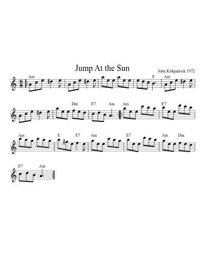 Jump at the Sun (Version 12)