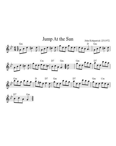 Jump at the Sun (Version 16)