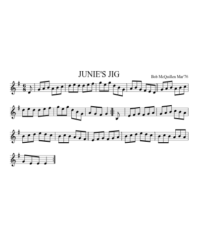 JUNIE'S JIG (Version 2)