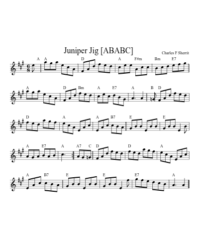 Juniper Jig  [ABABC]