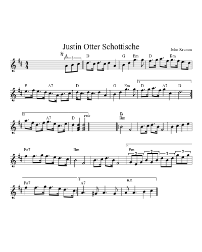 Justin Otter Schottische preview