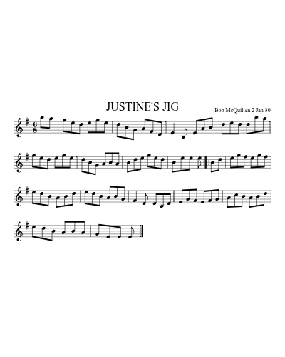 JUSTINE'S JIG (Version 2)