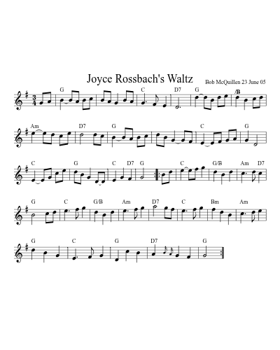 Joyce Rossbach's Waltz preview