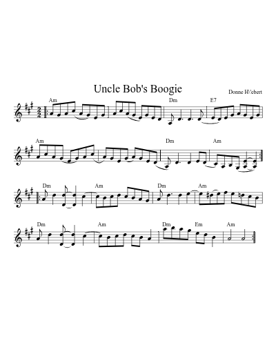 Uncle Bob's Boogie