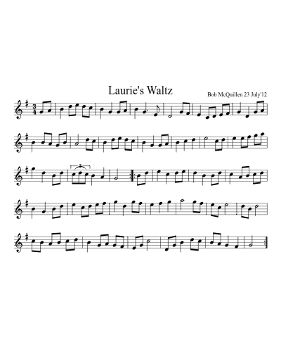 Laurie's Waltz