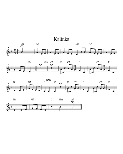 Kalinka (Version 3) preview