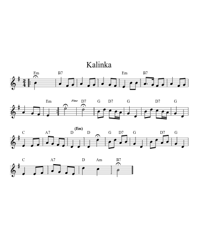 Kalinka (Version 4)