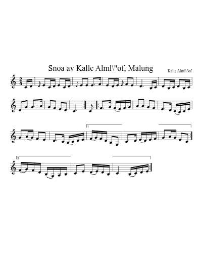 How to Play Snoa av Kalle Alml\