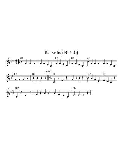 Kalvelis (Bb/Eb)